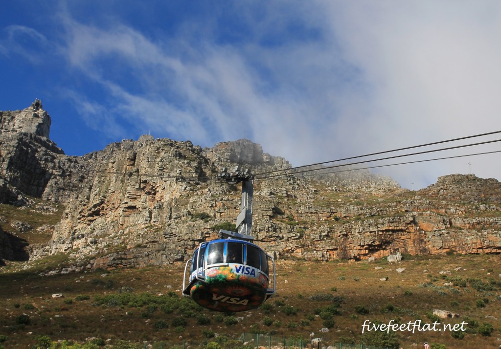 The easy way to go up Table Mountain 